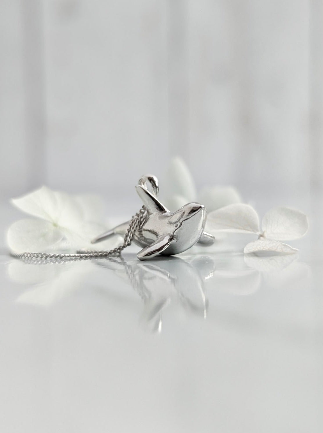 3D realistic orca pendant