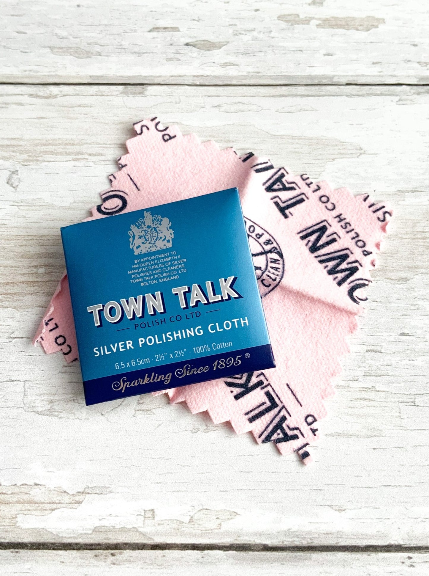 Silver polishing cloth included with every order