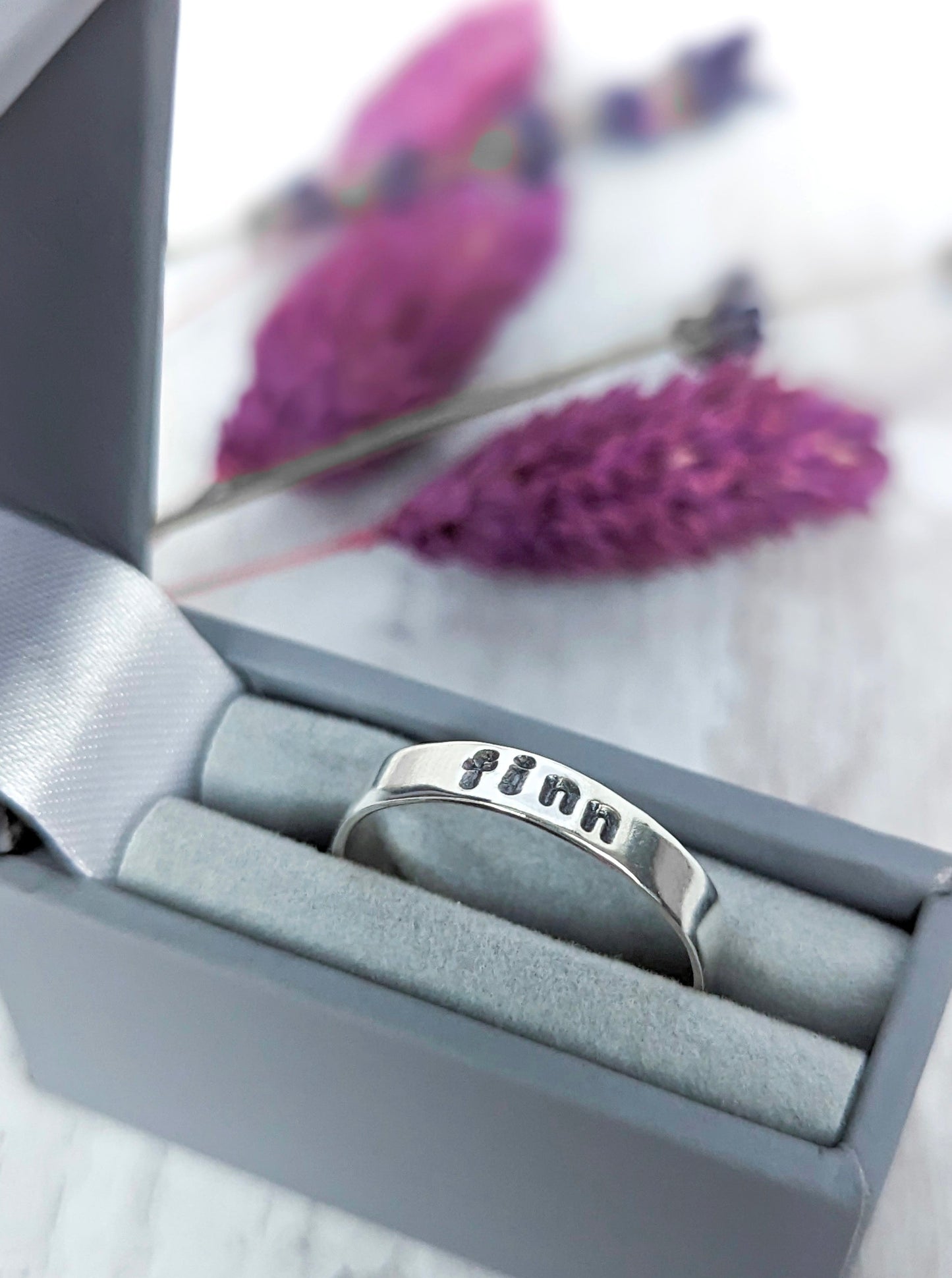 Customised silver name jewellery