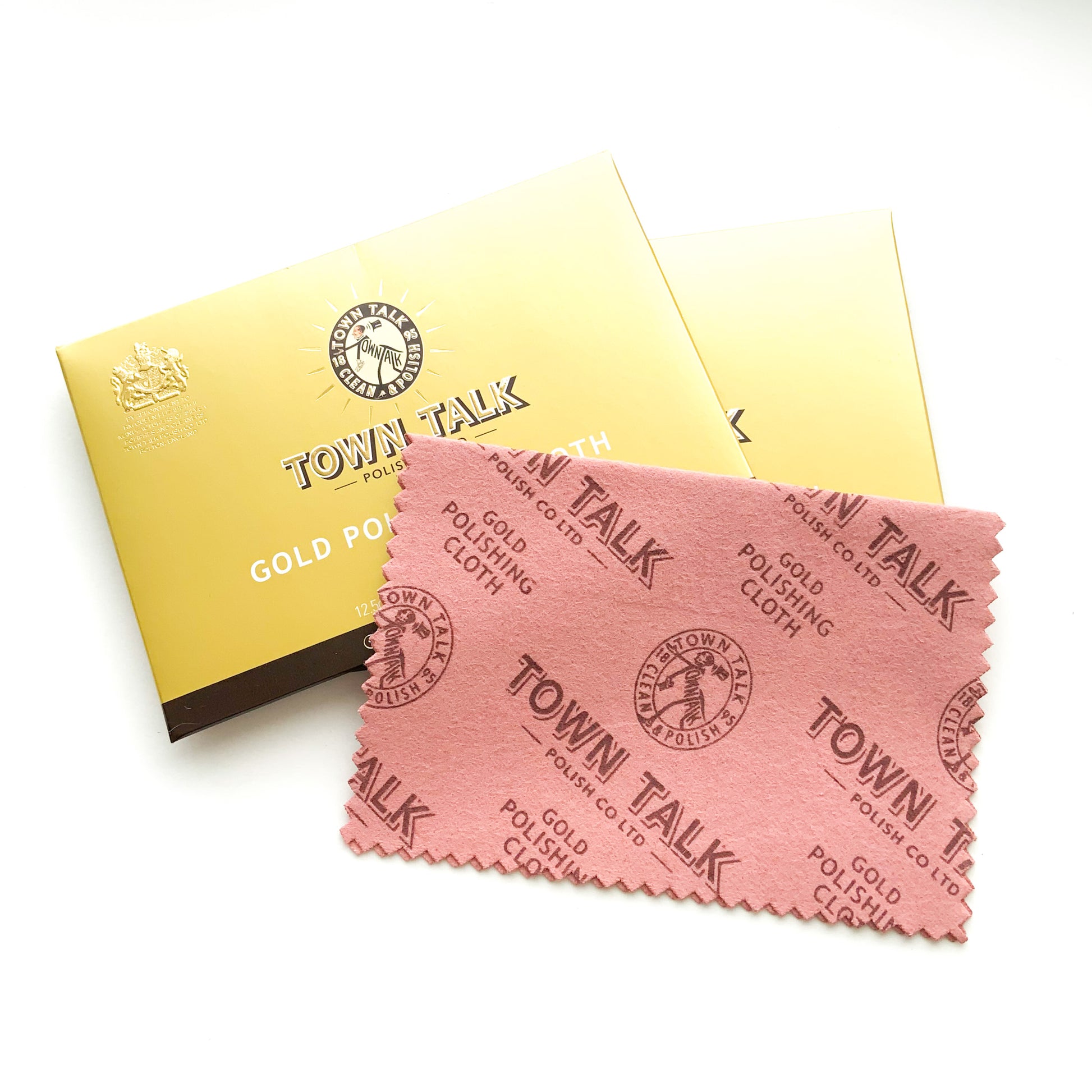 Gold polishing cloth included with every order